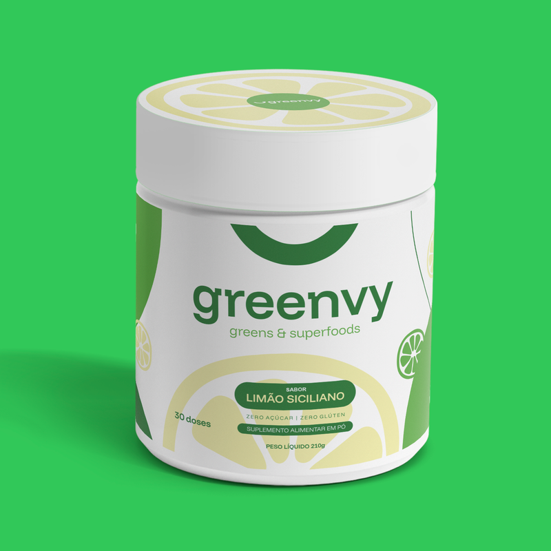Greenvy Greens & Superfoods  – Limão Siciliano - 1 Mês